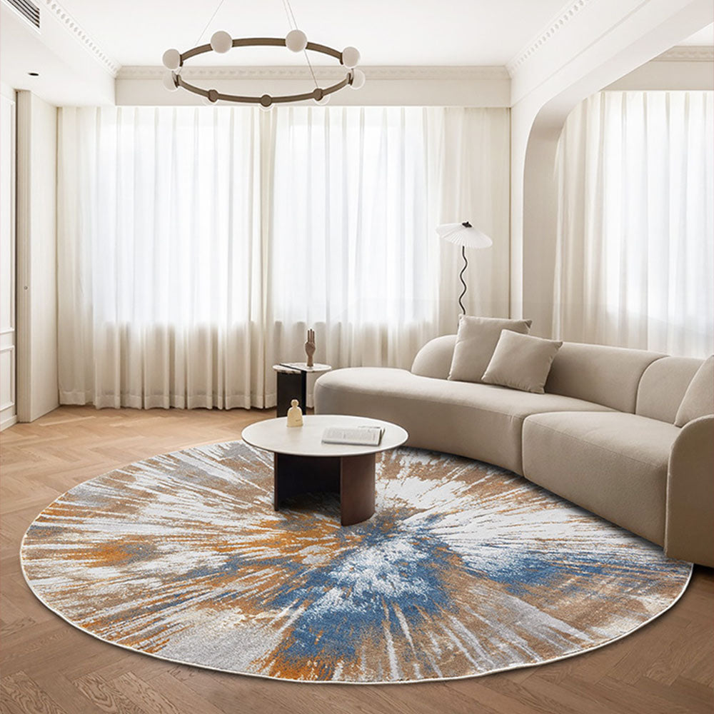 Washable Round Area Rug #G0R2