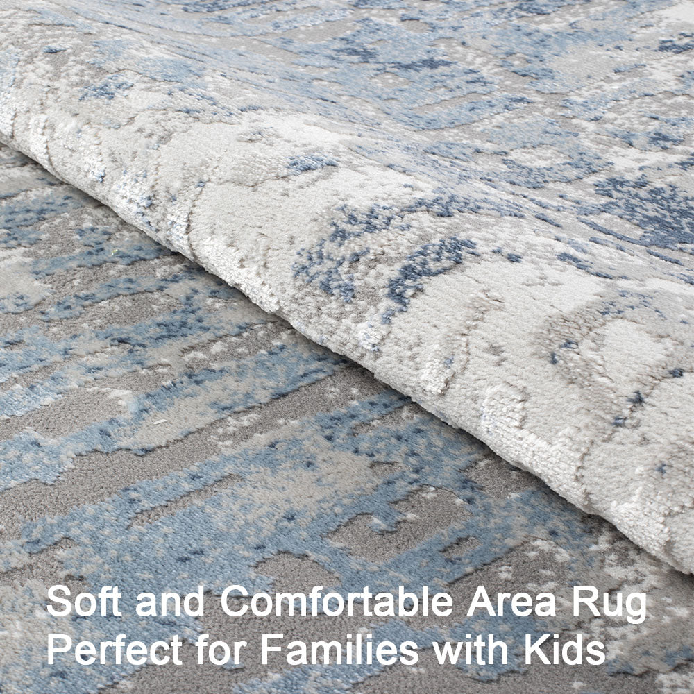 Blue Rug Soft Carpet #GU021